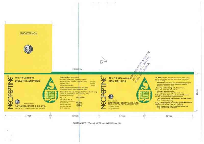 thông tin, cách dùng, giá thuốc Neopeptine - ảnh 2