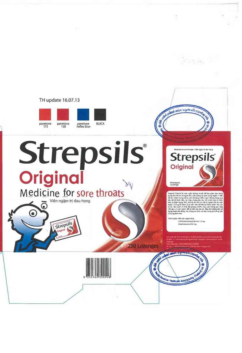 thông tin, cách dùng, giá thuốc Strepsils Original - ảnh 1