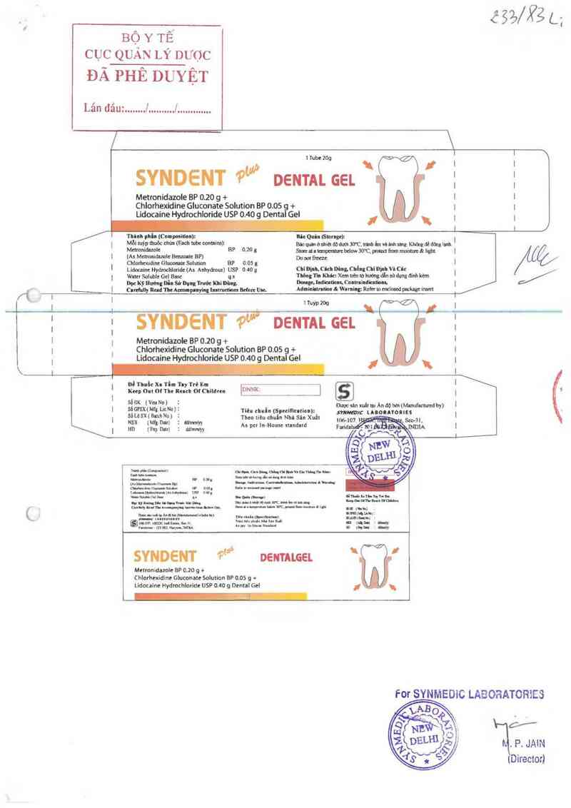 thông tin, cách dùng, giá thuốc Syndent Plus Dental Gel - ảnh 0