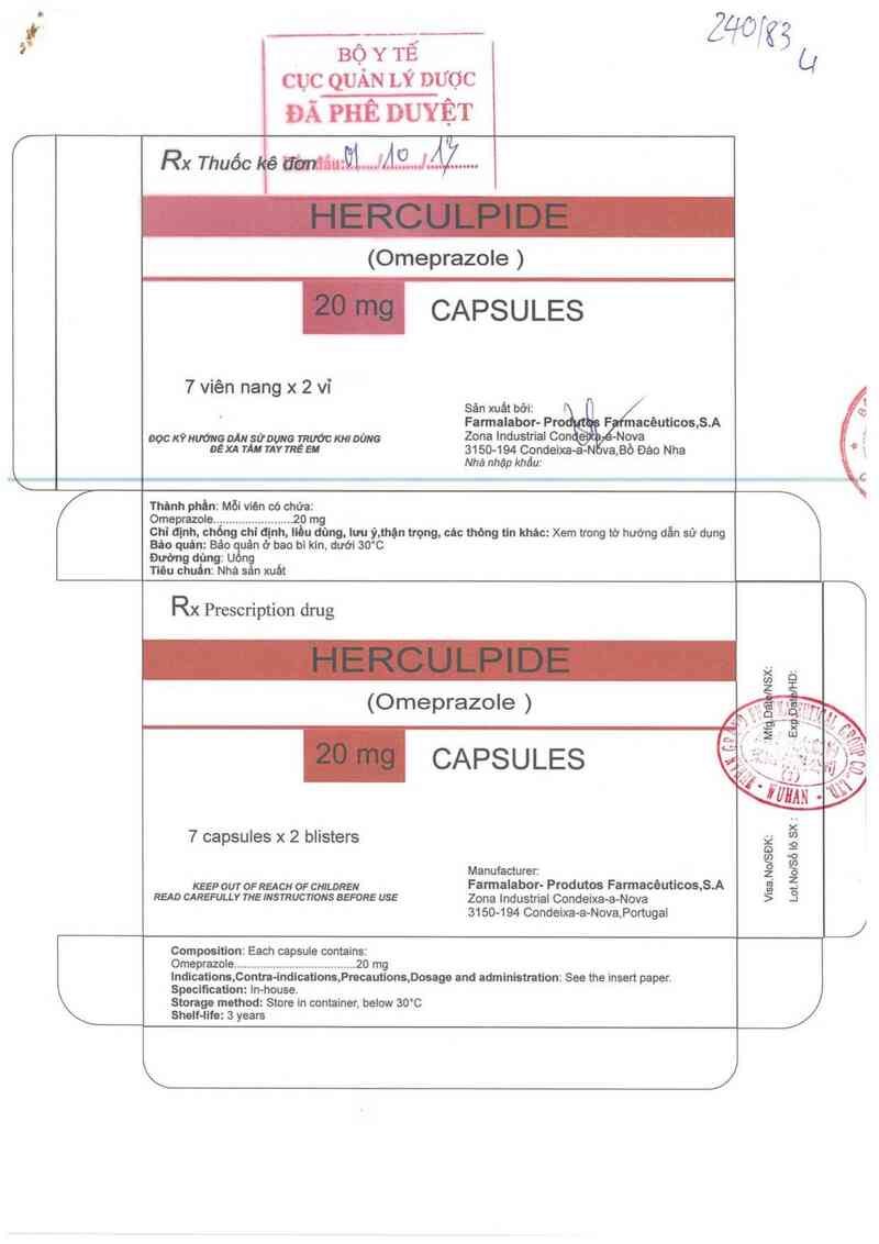 thông tin, cách dùng, giá thuốc Herculpide - ảnh 0