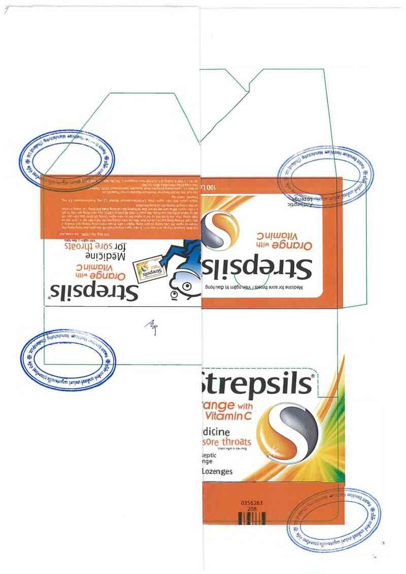 thông tin, cách dùng, giá thuốc Strepsils Orange with Vitamin C - ảnh 1