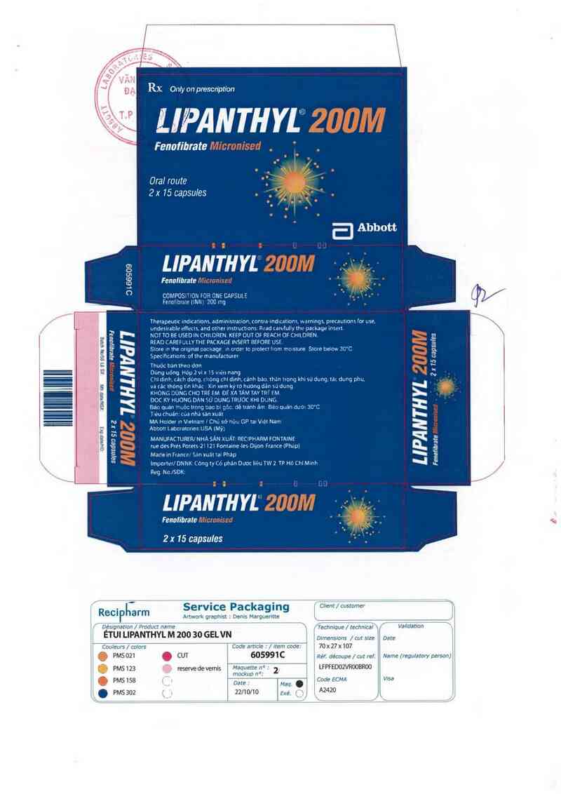 thông tin, cách dùng, giá thuốc Lipanthyl 200M - ảnh 1