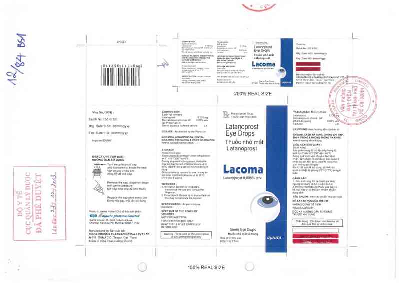 thông tin, cách dùng, giá thuốc Lacoma - ảnh 0