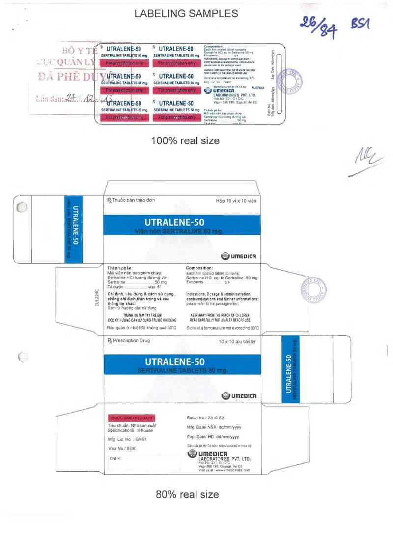 thông tin, cách dùng, giá thuốc Utralene-50 - ảnh 0