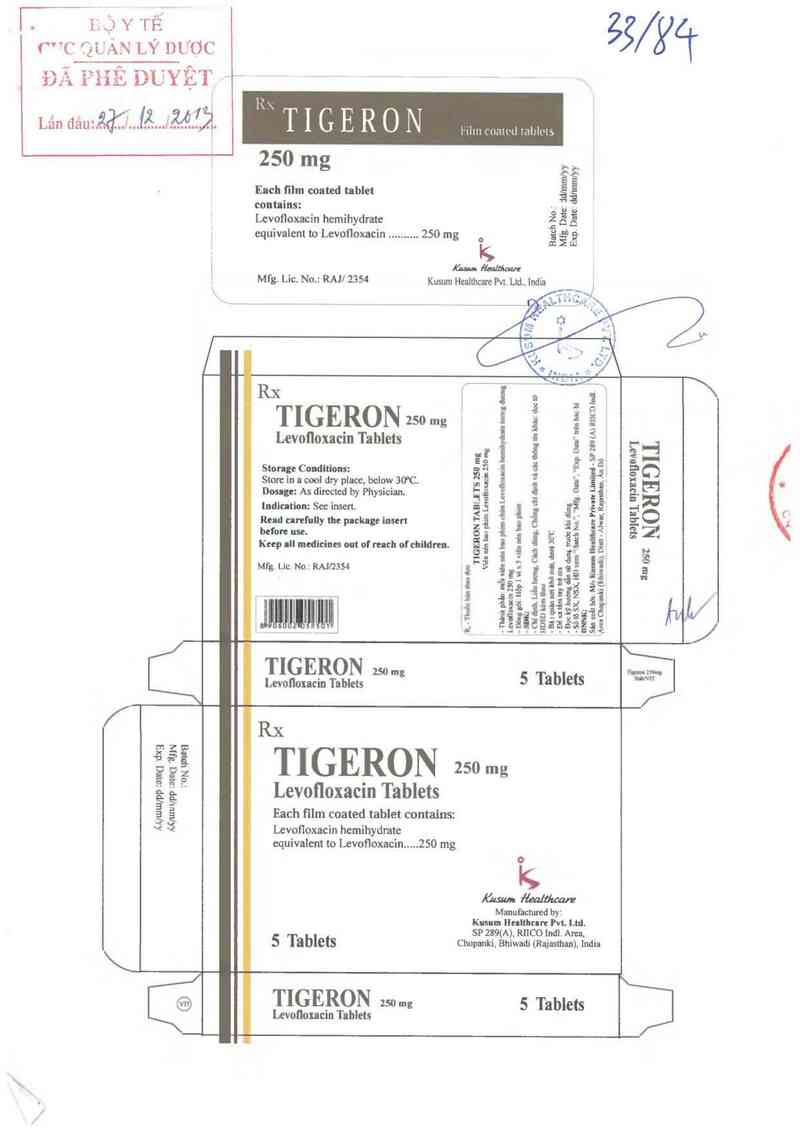 thông tin, cách dùng, giá thuốc Tigeron Tablets 250mg - ảnh 0