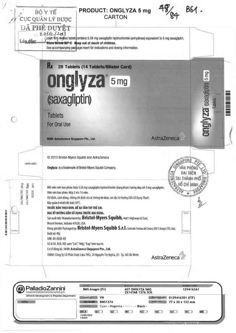 thông tin, cách dùng, giá thuốc Onglyza 2.5 mg - ảnh 0