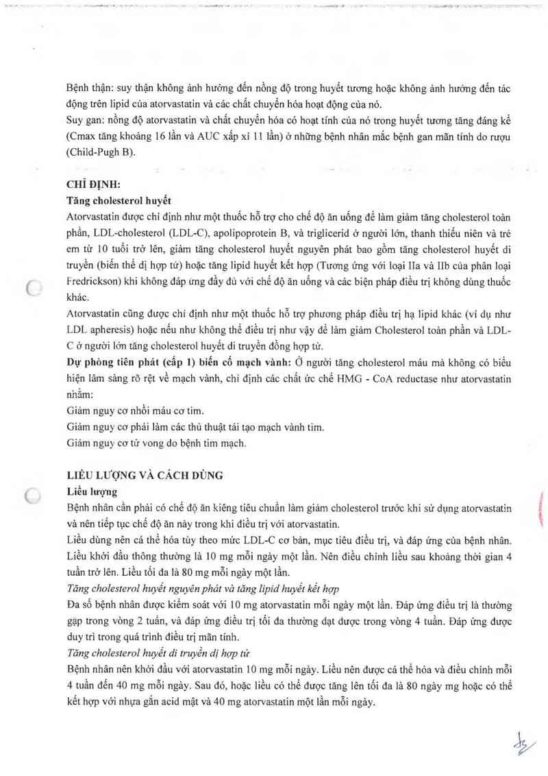 thông tin, cách dùng, giá thuốc Caditor 10 - ảnh 5