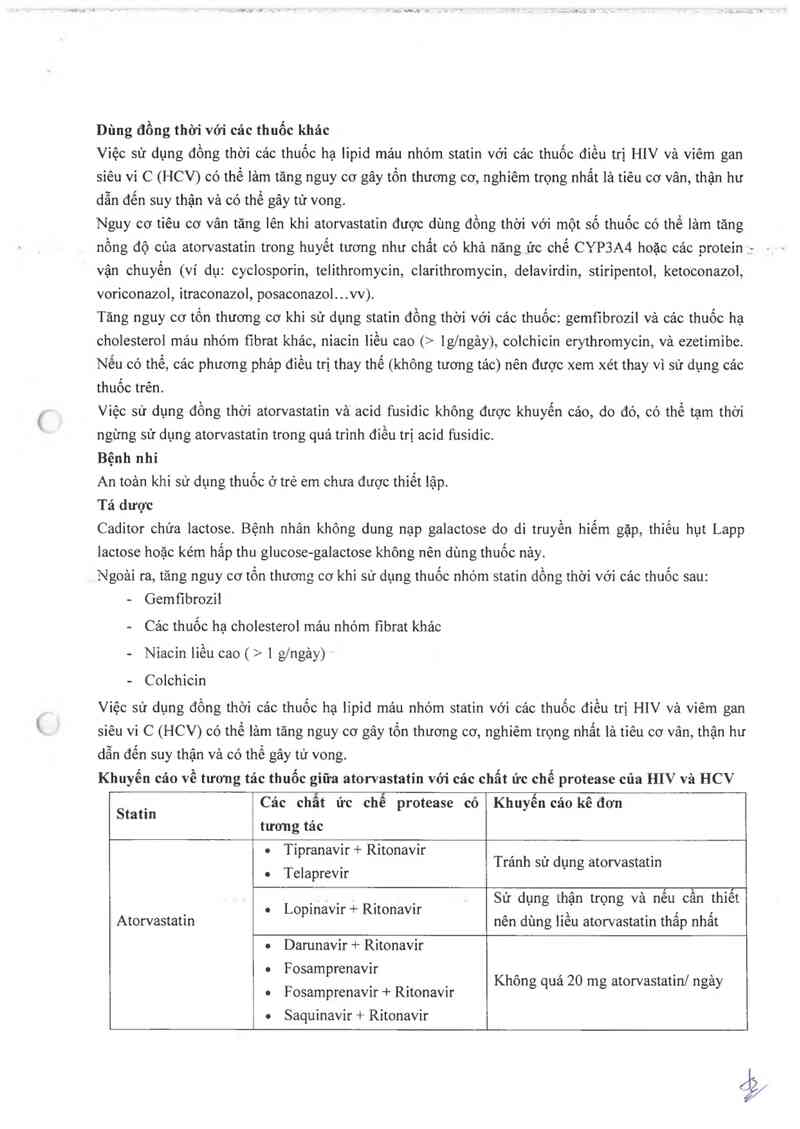 thông tin, cách dùng, giá thuốc Caditor 10 - ảnh 9