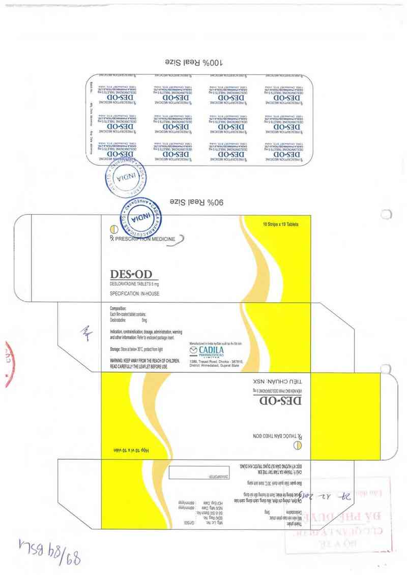 thông tin, cách dùng, giá thuốc Des OD - ảnh 0