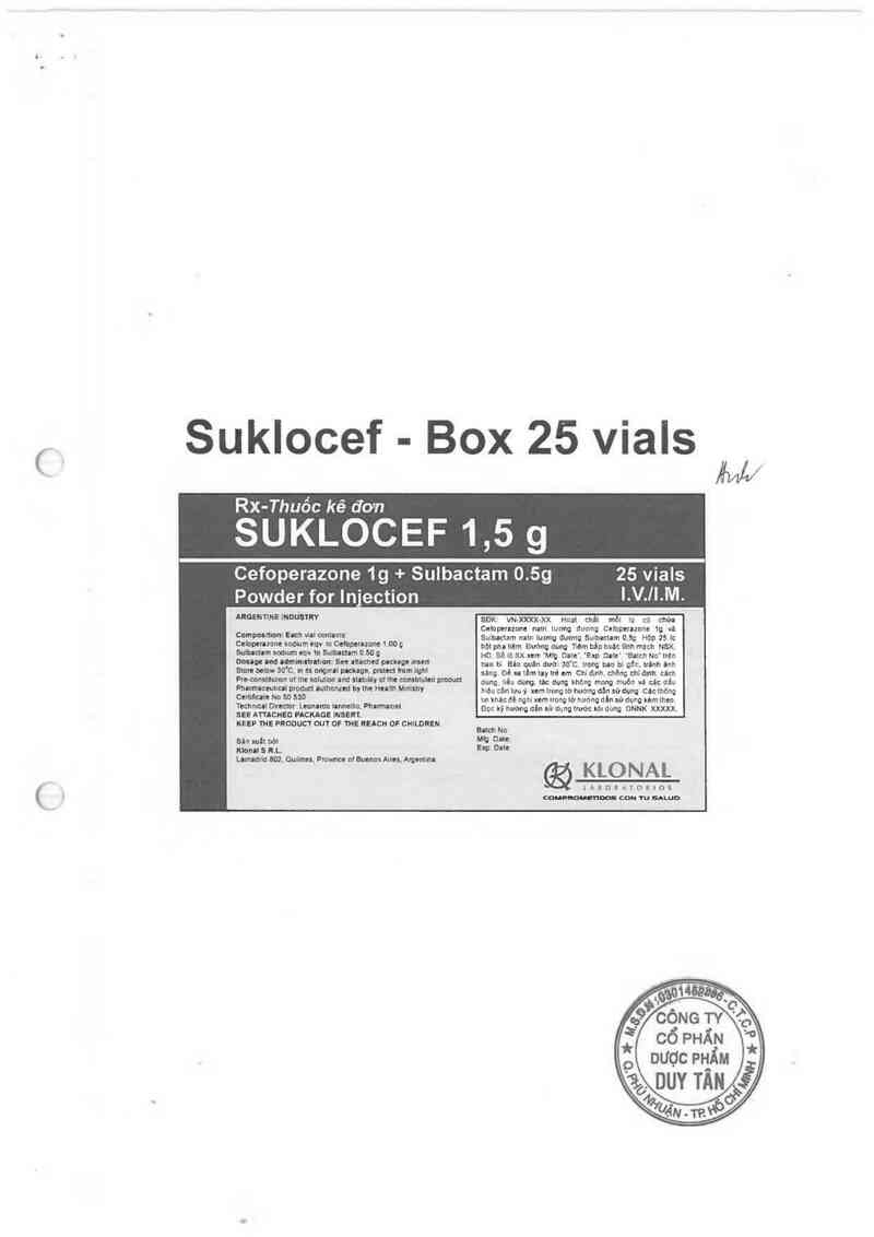 thông tin, cách dùng, giá thuốc Suklocef - ảnh 1