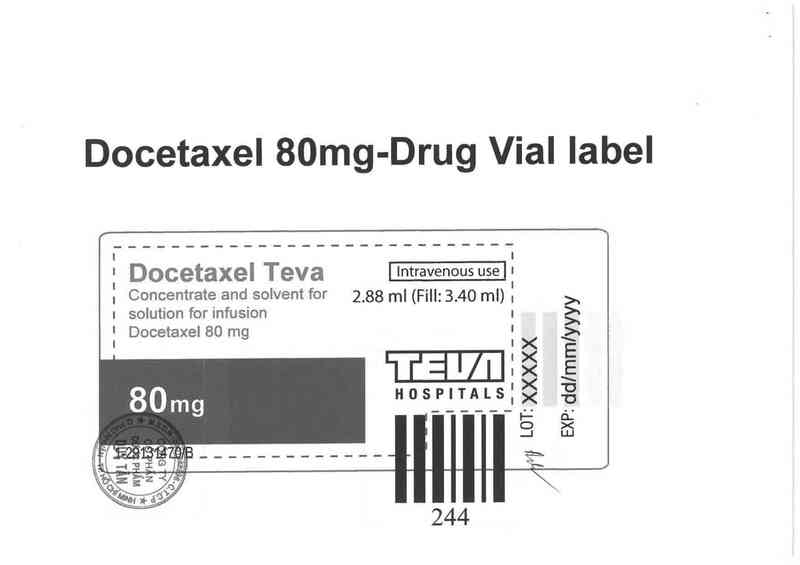 thông tin, cách dùng, giá thuốc Docetaxel Teva - ảnh 1