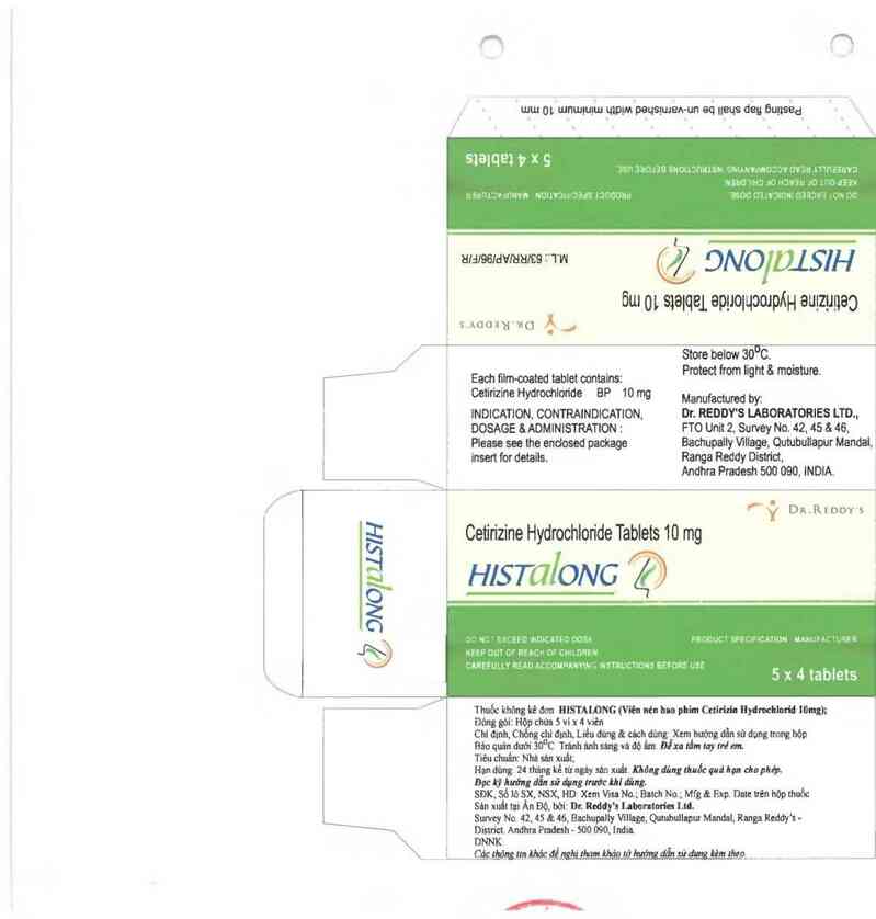 thông tin, cách dùng, giá thuốc Histalong - ảnh 0
