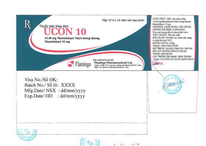 thông tin, cách dùng, giá thuốc Ucon 10 - ảnh 1