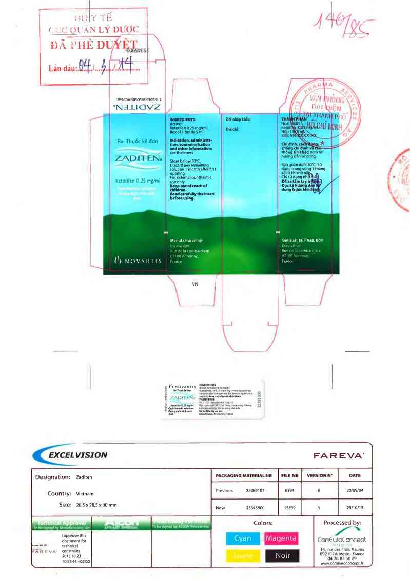 thông tin, cách dùng, giá thuốc Zaditen - ảnh 0