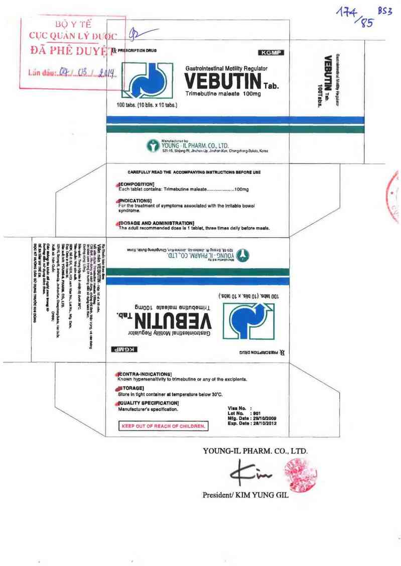 thông tin, cách dùng, giá thuốc Vebutin - ảnh 0