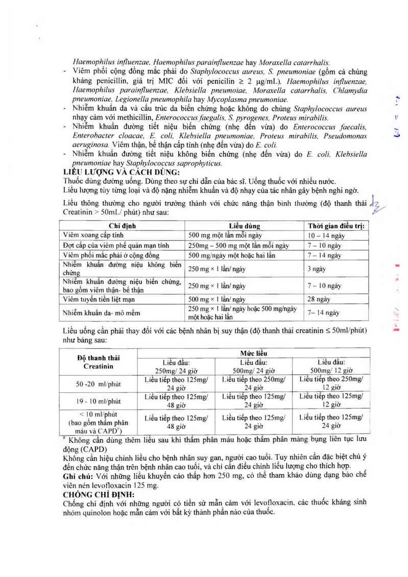 thông tin, cách dùng, giá thuốc Levocide 250 - ảnh 2