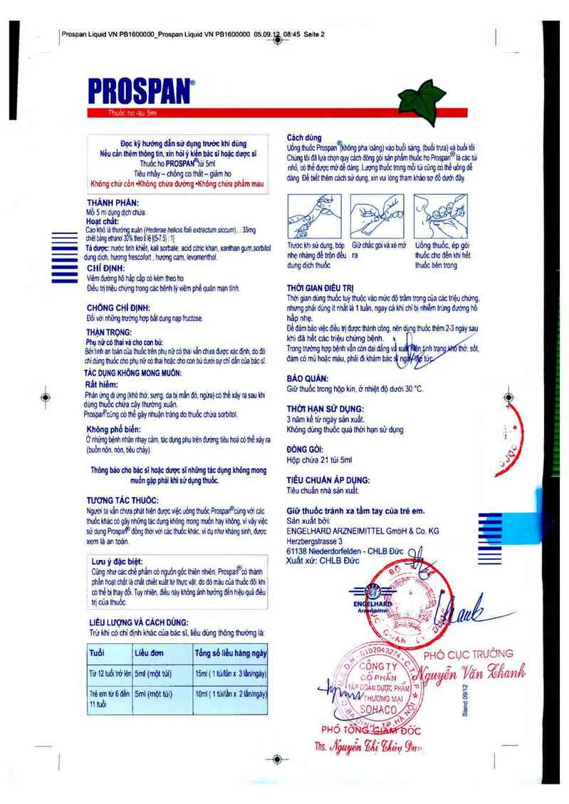 thông tin, cách dùng, giá thuốc Prospan Cough Liquid - ảnh 2