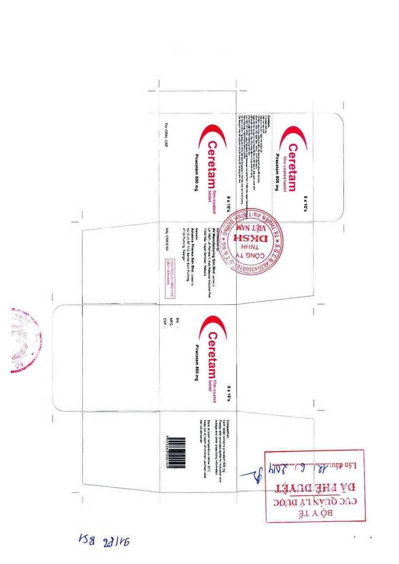thông tin, cách dùng, giá thuốc Ceretam - ảnh 0