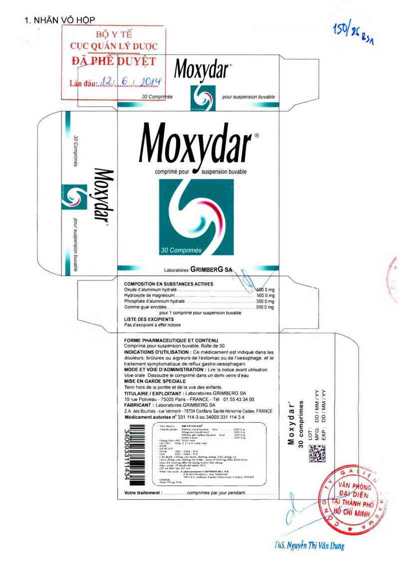 thông tin, cách dùng, giá thuốc Moxydar - ảnh 0