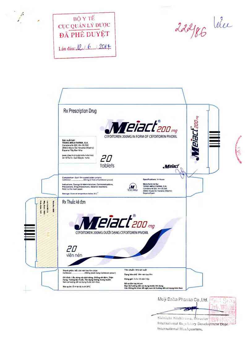 thông tin, cách dùng, giá thuốc Meiact 200mg - ảnh 0