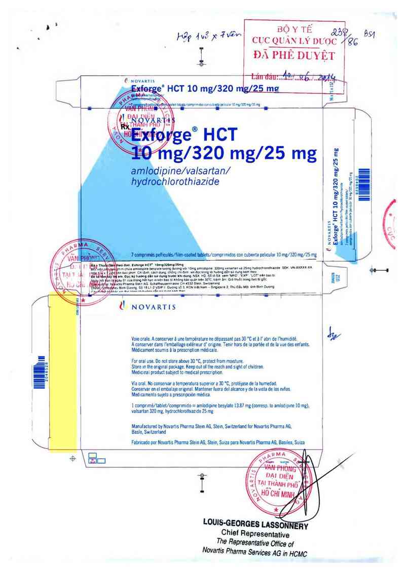 thông tin, cách dùng, giá thuốc Exforge HCT 10mg/320mg/25mg - ảnh 0