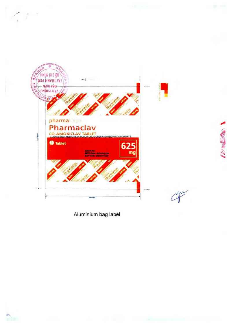 thông tin, cách dùng, giá thuốc Pharmaclav - ảnh 1