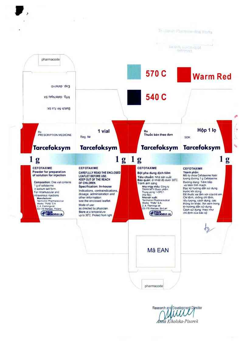 thông tin, cách dùng, giá thuốc Tarcefoksym - ảnh 1
