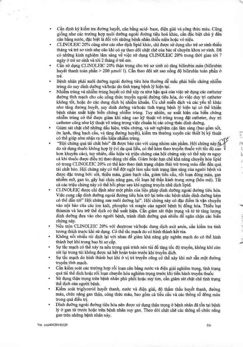thông tin, cách dùng, giá thuốc Clinoleic 20% - ảnh 5