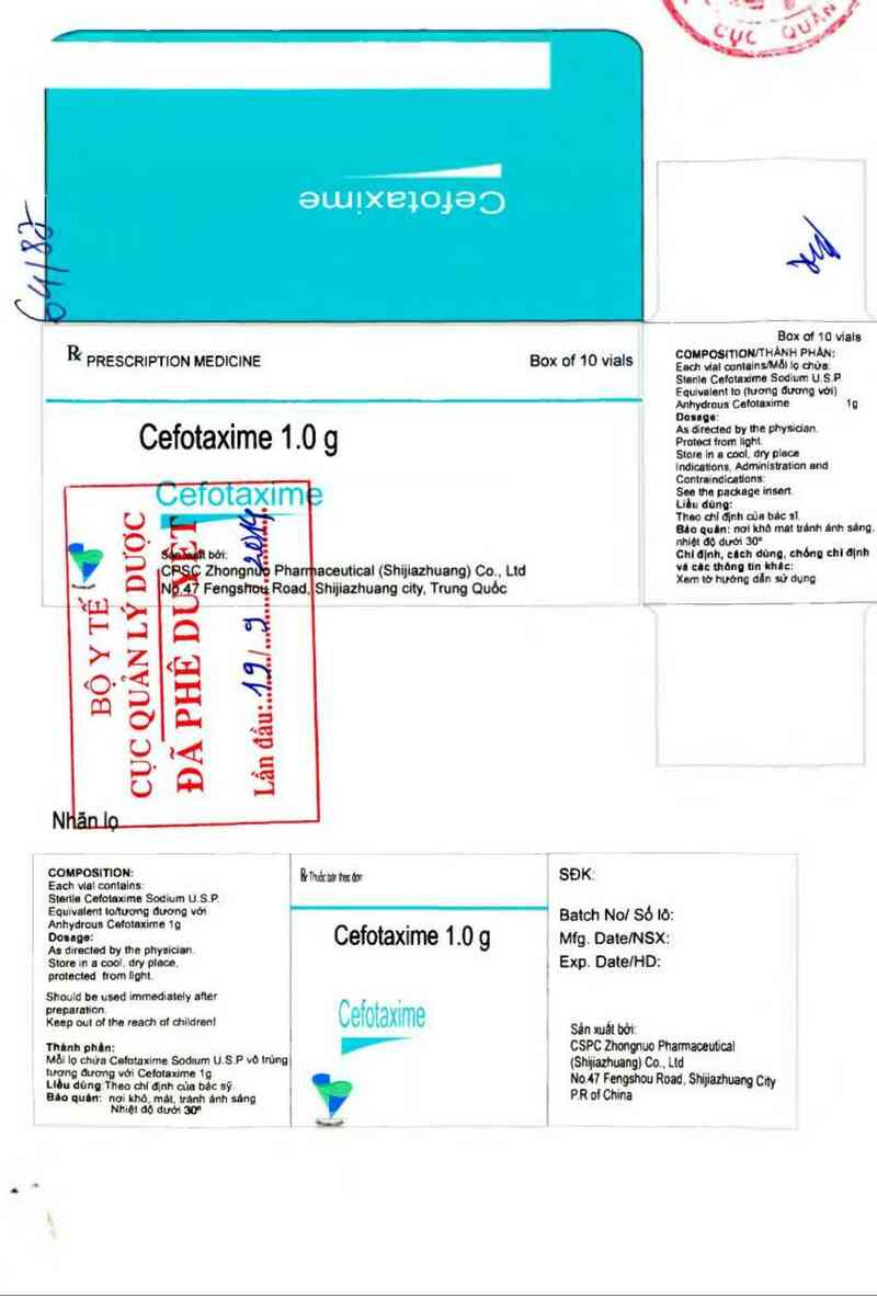 thông tin, cách dùng, giá thuốc Cefotaxime 1g - ảnh 0