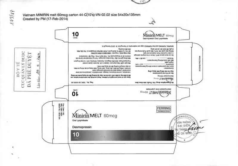 thông tin, cách dùng, giá thuốc Minirin Melt - ảnh 0