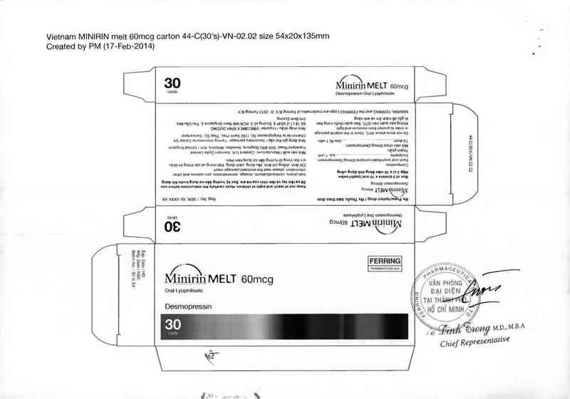 thông tin, cách dùng, giá thuốc Minirin Melt - ảnh 2
