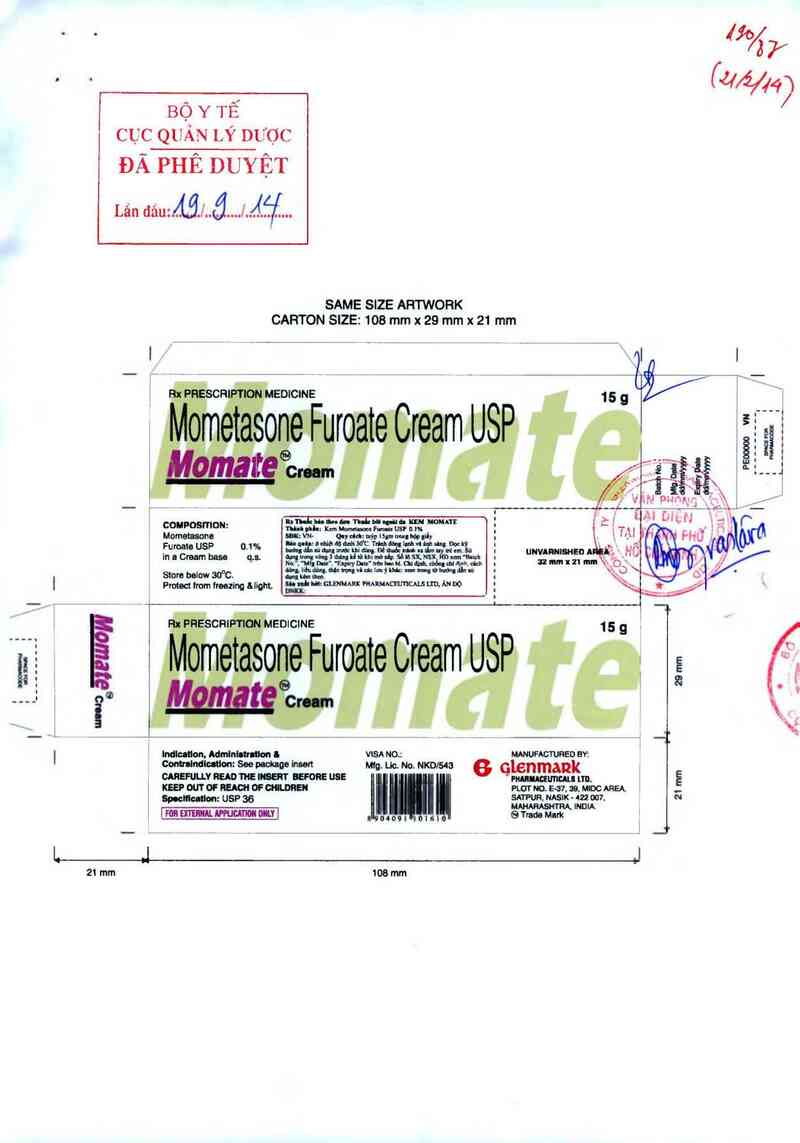 thông tin, cách dùng, giá thuốc Momate - ảnh 0