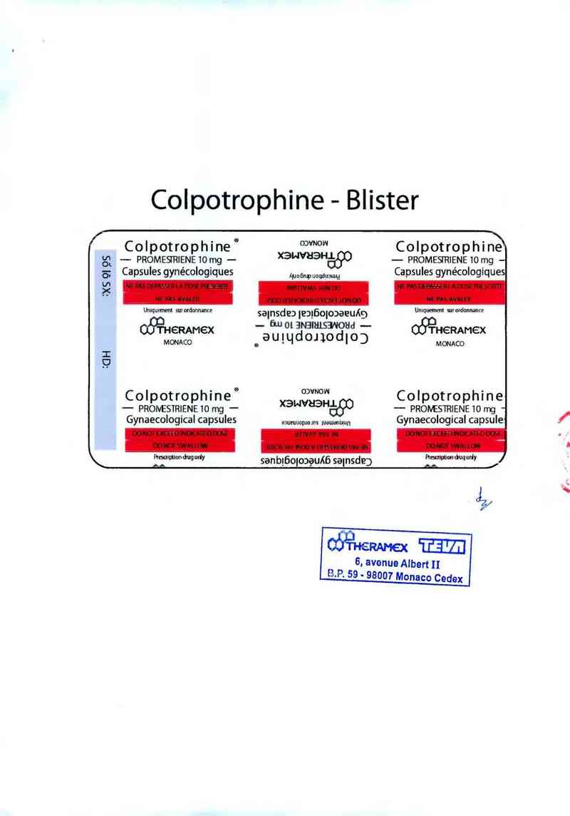 thông tin, cách dùng, giá thuốc Colpotrophine - ảnh 1