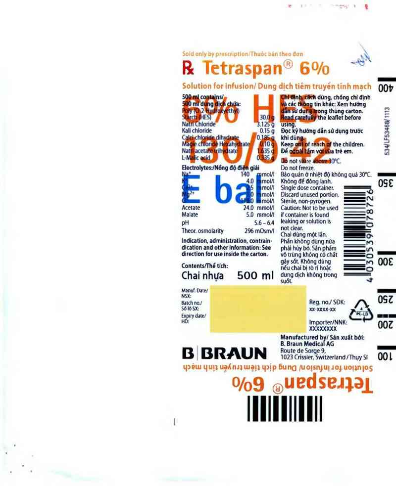 thông tin, cách dùng, giá thuốc Tetraspan 6% - ảnh 4