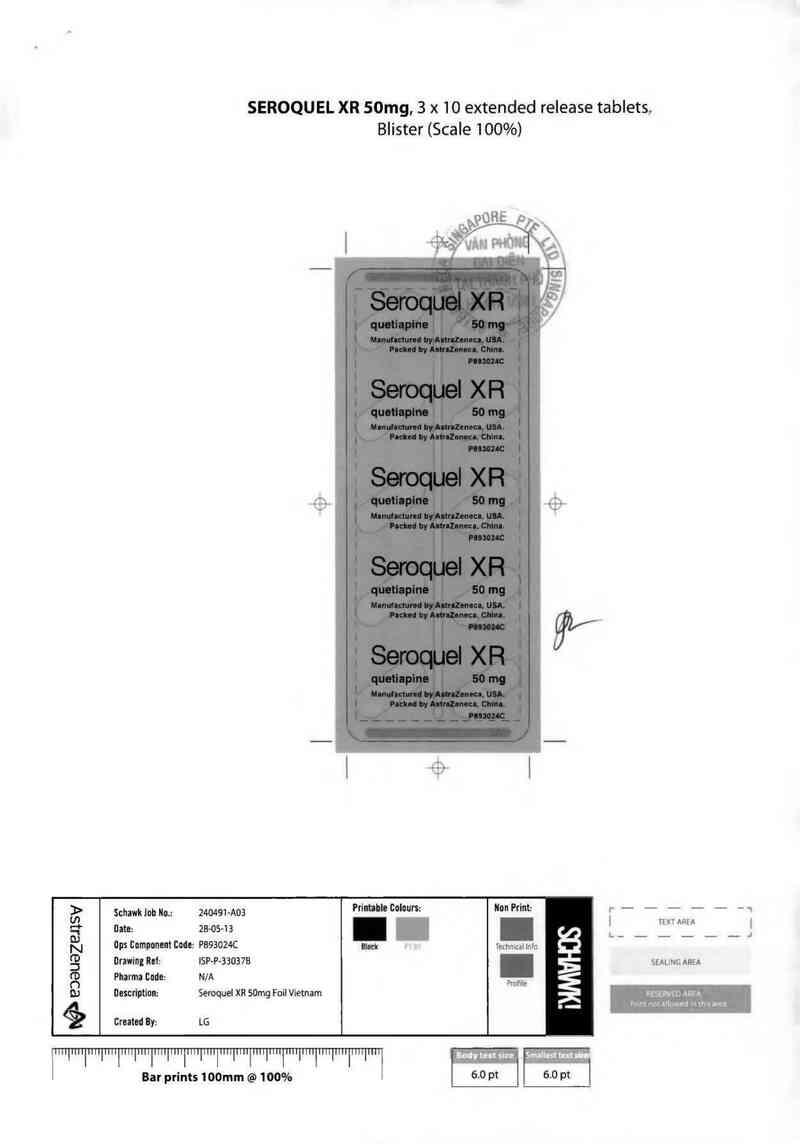 thông tin, cách dùng, giá thuốc Seroquel XR - ảnh 2