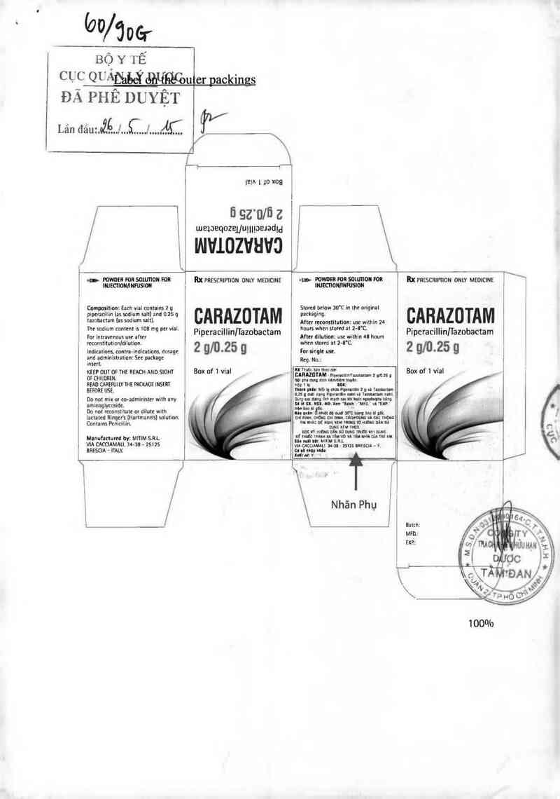 thông tin, cách dùng, giá thuốc Carazotam - ảnh 0