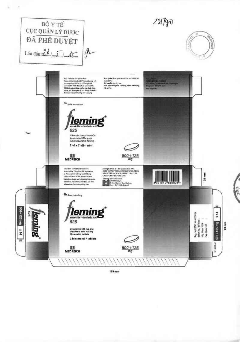 thông tin, cách dùng, giá thuốc Fleming - ảnh 0