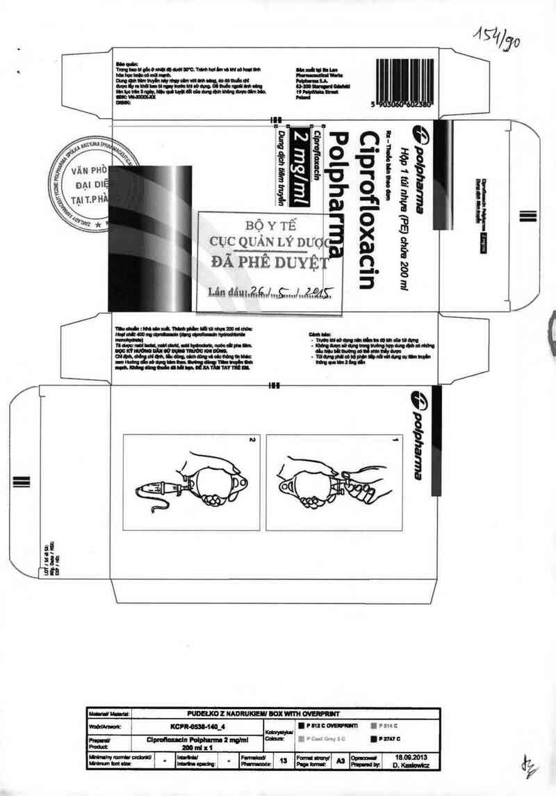 thông tin, cách dùng, giá thuốc Ciprofloxacin Polpharma - ảnh 0