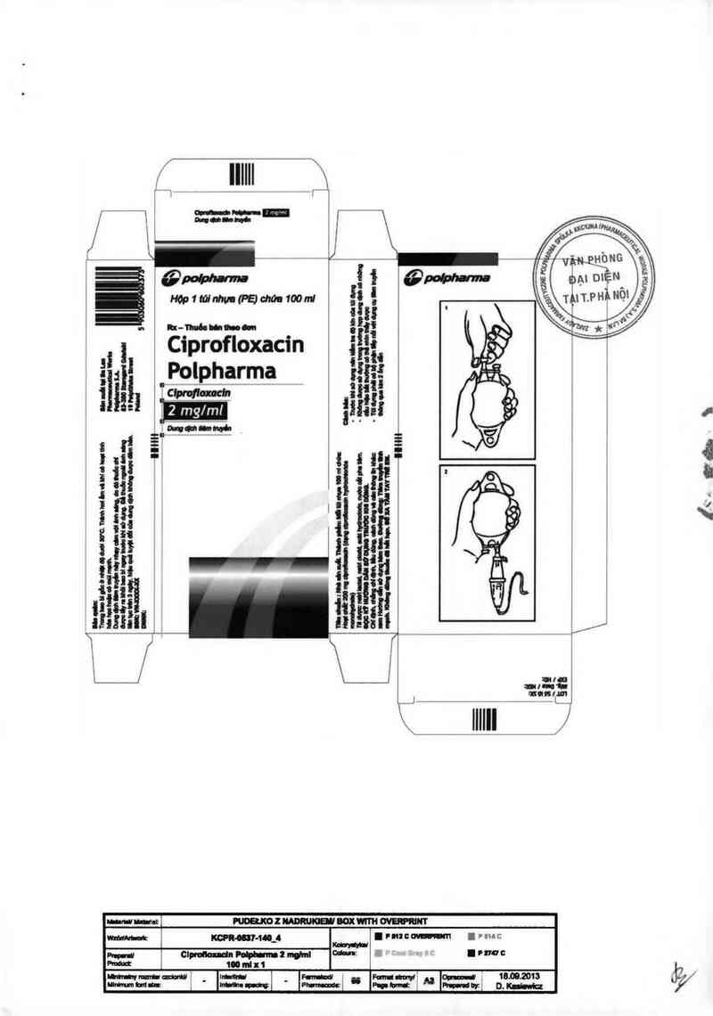 thông tin, cách dùng, giá thuốc Ciprofloxacin Polpharma - ảnh 3