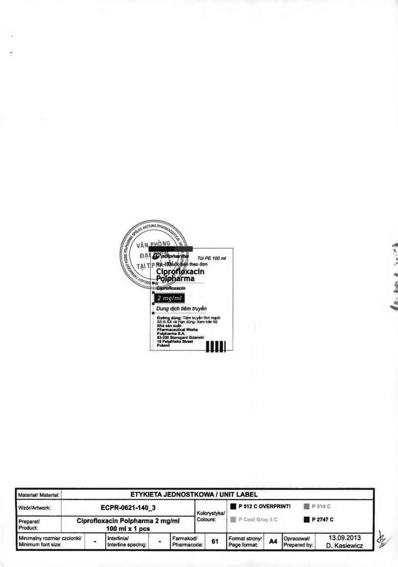 thông tin, cách dùng, giá thuốc Ciprofloxacin Polpharma - ảnh 5