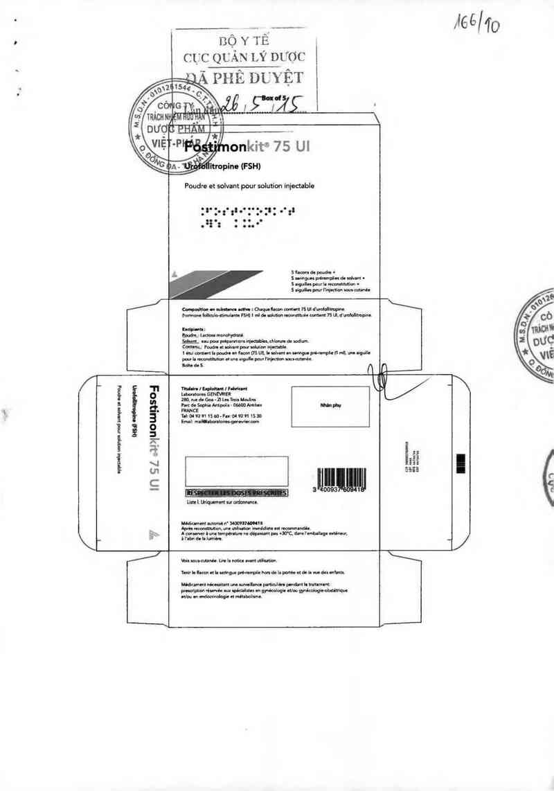 thông tin, cách dùng, giá thuốc Fostimonkit 75IU/ml - ảnh 0