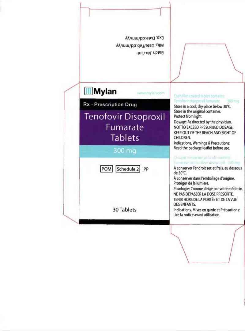 thông tin, cách dùng, giá thuốc Tenofovir Disoproxil Fumarate Tablets 300mg - ảnh 0