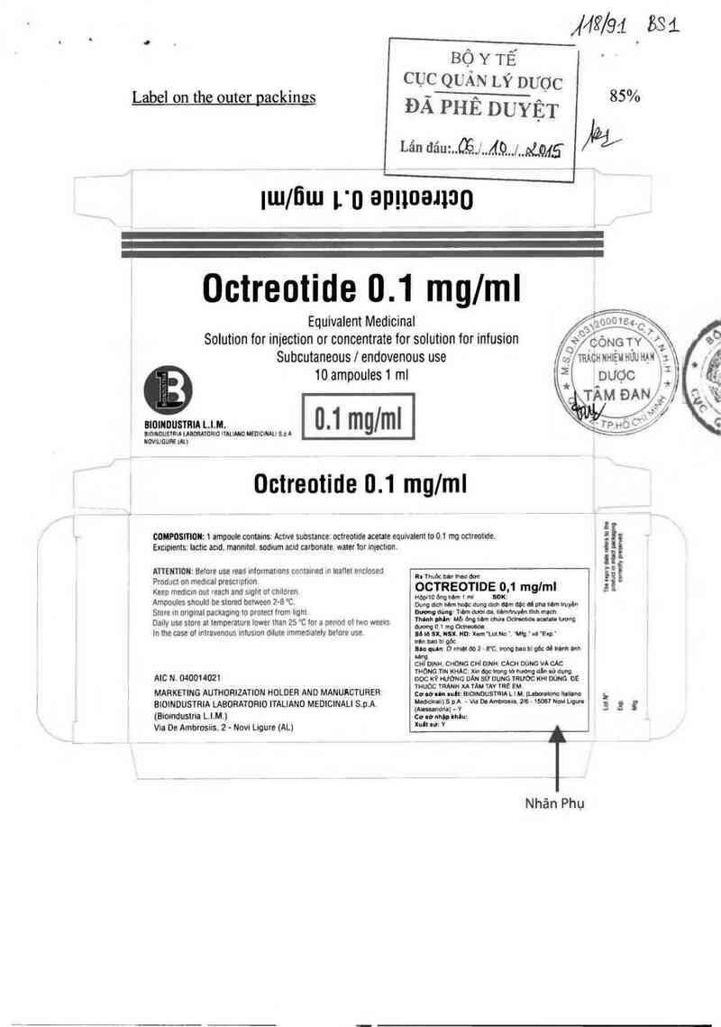 thông tin, cách dùng, giá thuốc Octreotide - ảnh 0