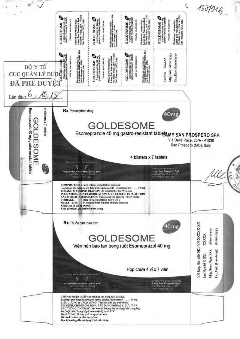 thông tin, cách dùng, giá thuốc Goldesome - ảnh 0