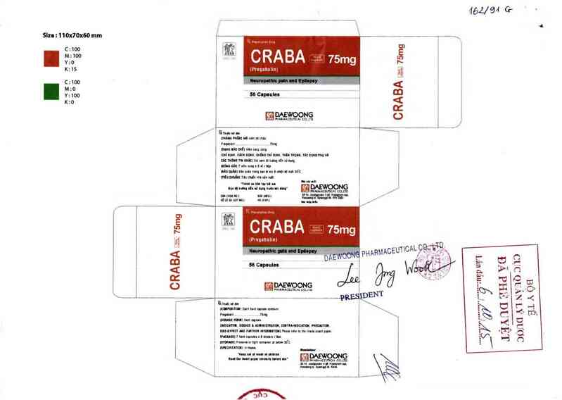 thông tin, cách dùng, giá thuốc Craba 75mg - ảnh 0