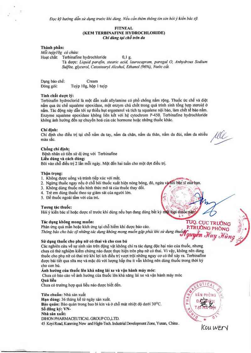 thông tin, cách dùng, giá thuốc Fitneal - ảnh 2