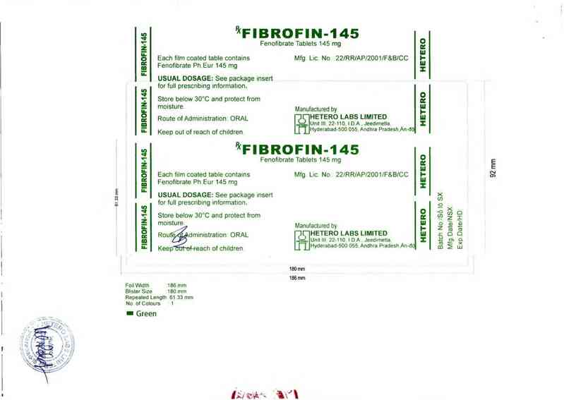 thông tin, cách dùng, giá thuốc Fibrofin-145 - ảnh 1