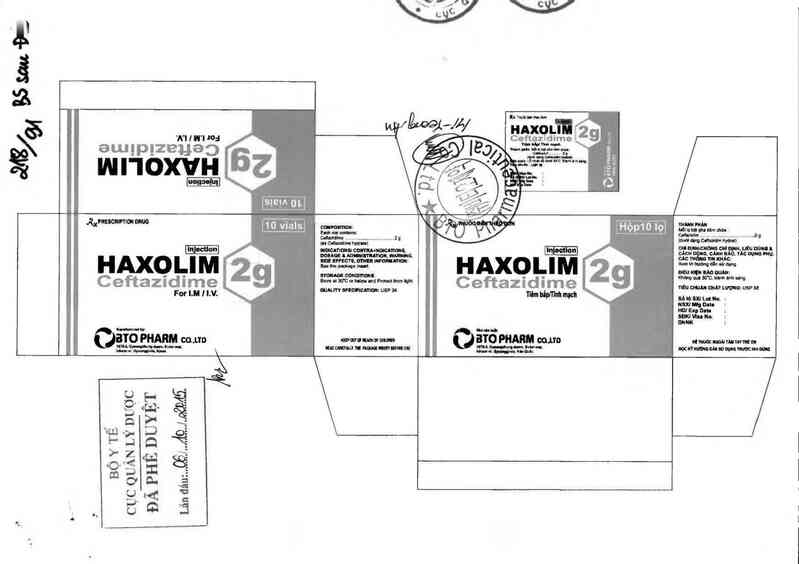 thông tin, cách dùng, giá thuốc Haxolim Injection - ảnh 0