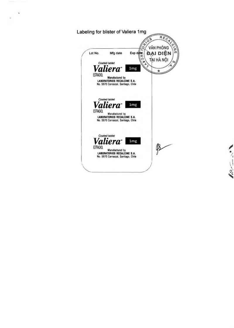 thông tin, cách dùng, giá thuốc Valiera 1mg - ảnh 1
