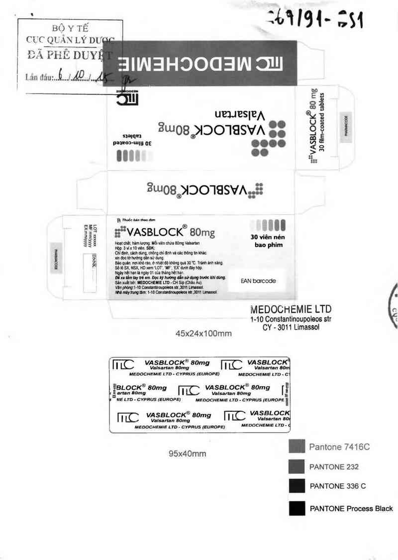 thông tin, cách dùng, giá thuốc Vasblock 80mg - ảnh 0